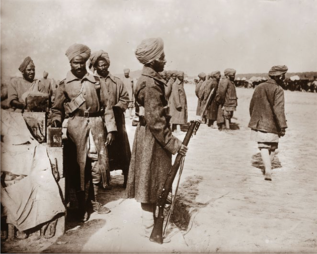 Martial Figures Punjabi soldiers serving in France