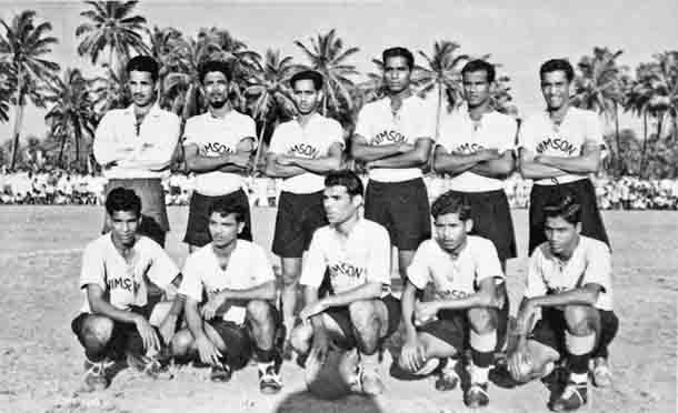 Winning Squad First Salgaocar team at finals of 1956